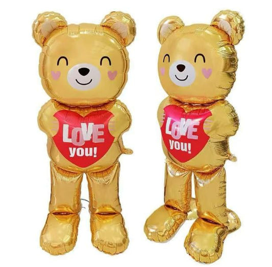 120cm大型站立愛心泰迪熊Ｉ打造浪漫場景
