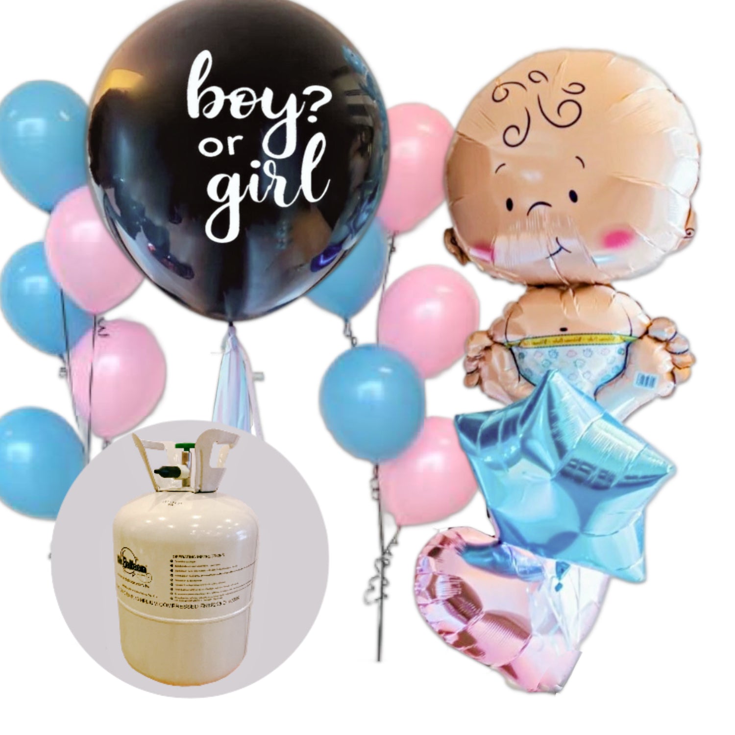 Boy OR Girl 氦氣桶組