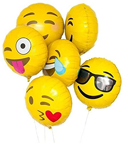 Emoji 笑臉氣球系列商品規格說明圖