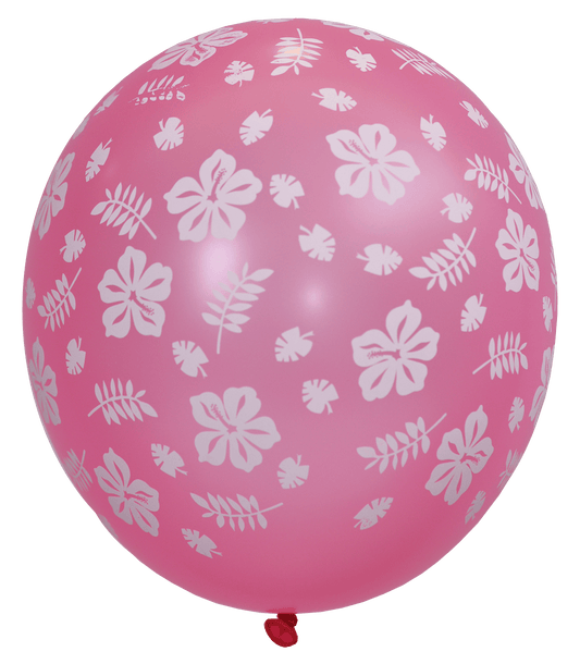 12吋霓虹花朵印刷氣球 - MR.Balloon 氣球先生派對商城