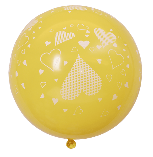 12吋愛心滿滿印刷氣球 - MR.Balloon 氣球先生派對商城