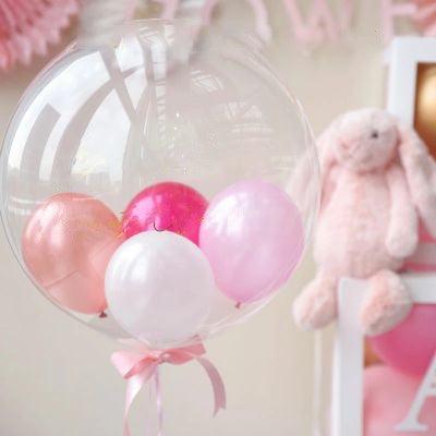 粉粉Baby耐久空飄球 - MR.Balloon 氣球先生派對商城