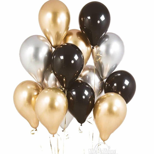Chrome金銀奢華空飄-2款 - MR.Balloon 氣球先生派對商城