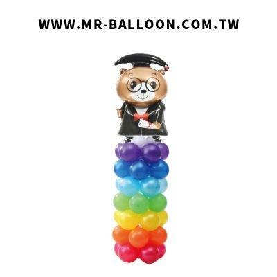 DIY畢業球柱 - MR.Balloon 氣球先生官網