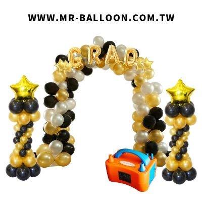 DIY畢業球柱 - MR.Balloon 氣球先生官網