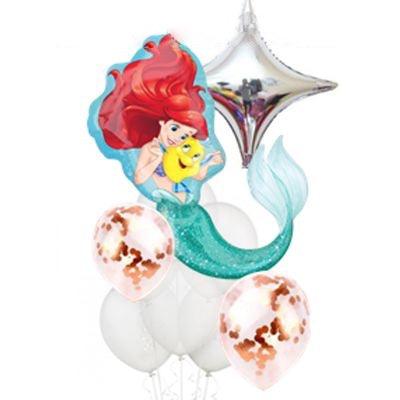 人魚的真愛空飄套組 - MR.Balloon 氣球先生派對商城